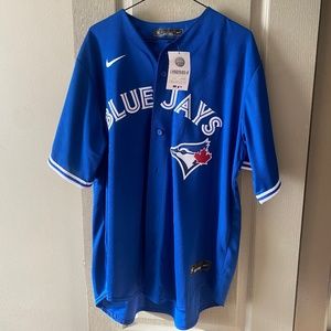 MLB Toronto Blue Jays Blue Jersey size L (NEW WITH TAGS)